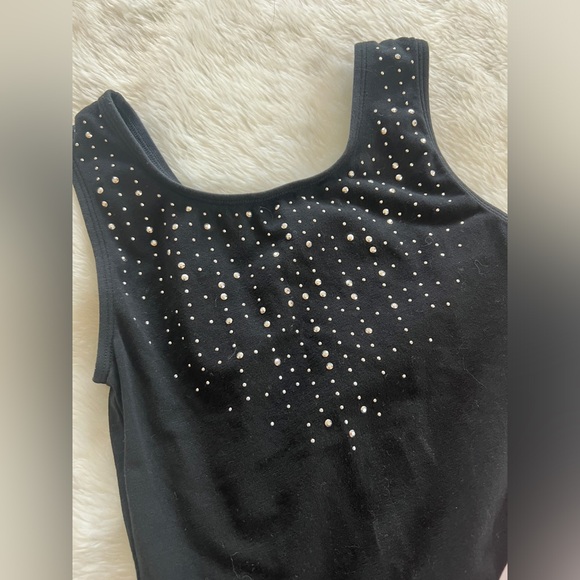 Set of Girl Dance wear Leotard with skirt size 10/12, black and light pink - Picture 2 of 9